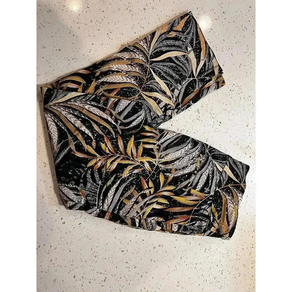 Jules & leapold pants, legging style fern design size small - Picture 3 of 5